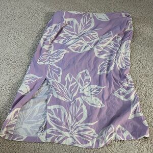 Floral Purple Eloquii Skirt